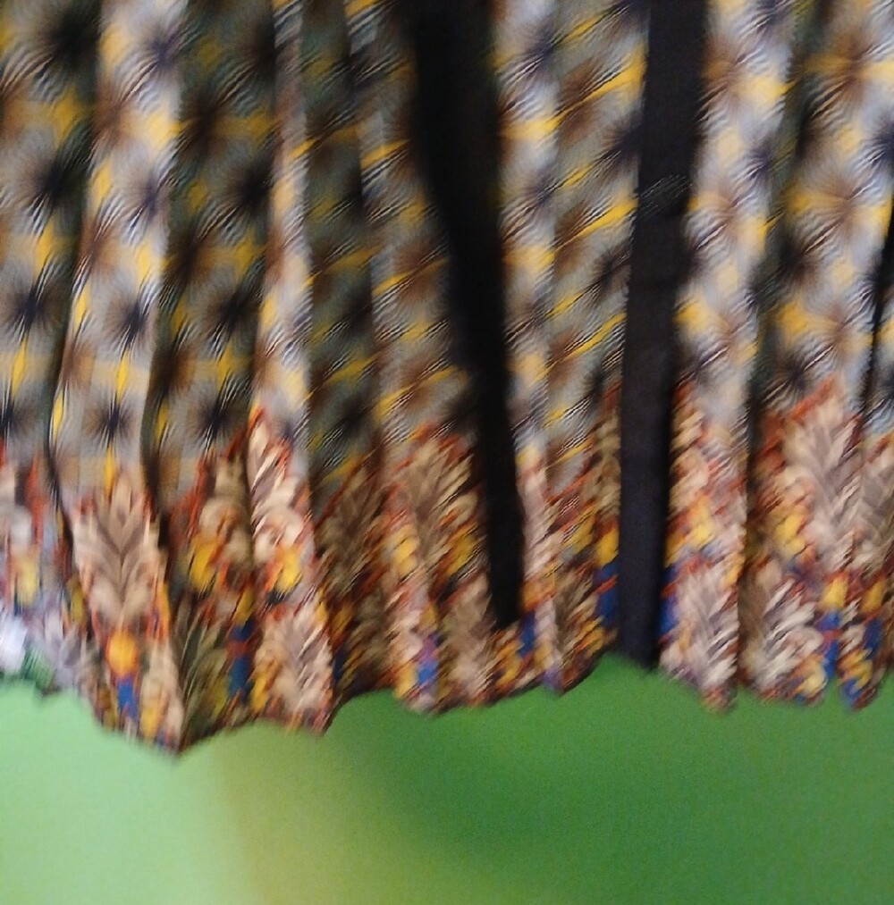 Beguile By Byron Lars Bohemian Multi-Pattern Maxi Skirt - Black & Multicolor - Picture 7 of 12